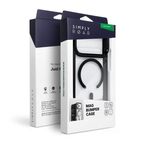 ROAR futerał MAG BUMPER kompatybilny z MagSafe do IPHONE 17 Pro Max czarny