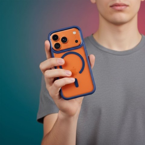 ROAR futerał MAG BUMPER kompatybilny z MagSafe do IPHONE 17 Pro Max niebieski