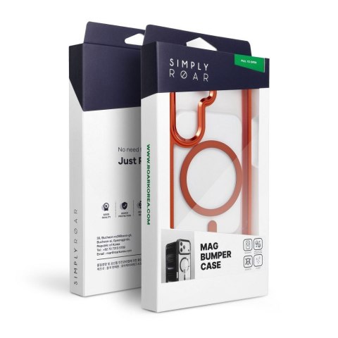 ROAR futerał MAG BUMPER kompatybilny z MagSafe do SAMSUNG S26 Plus pomarańczowy