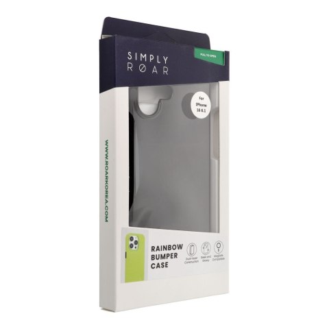 ROAR futerał RAINBOW BUMPER kompatybilny z MagSafe do IPHONE 16 czarny