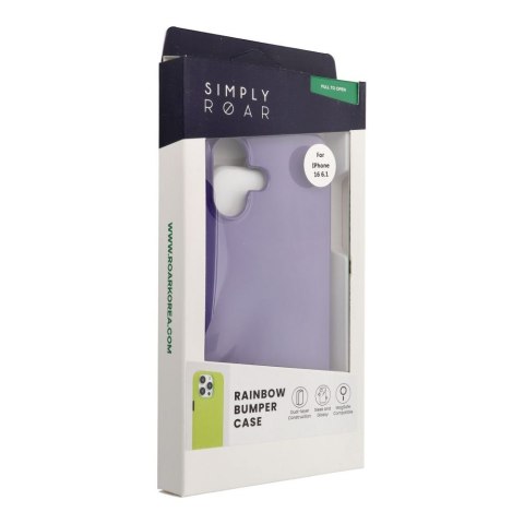 ROAR futerał RAINBOW BUMPER kompatybilny z MagSafe do IPHONE 16 fioletowy