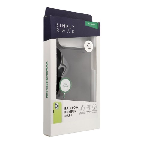 ROAR futerał RAINBOW BUMPER kompatybilny z MagSafe do IPHONE 17 Air czarny