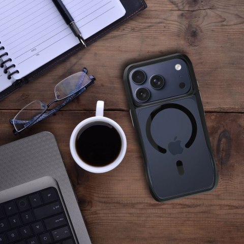 ROAR futerał SLIM DEFENDER kompatybilny z MagSafe do IPHONE 15 Pro czarny