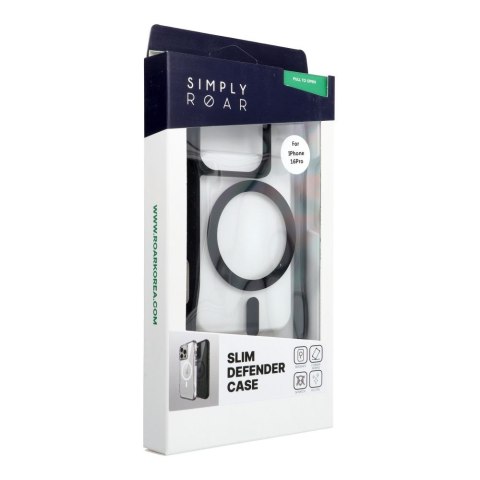 ROAR futerał SLIM DEFENDER kompatybilny z MagSafe do IPHONE 16 Pro czarny