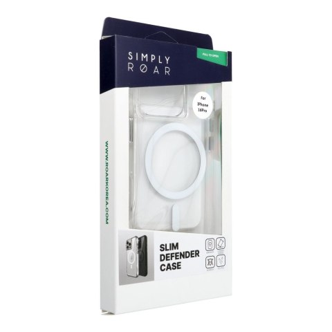 ROAR futerał SLIM DEFENDER kompatybilny z MagSafe do IPHONE 16 Pro transparentny