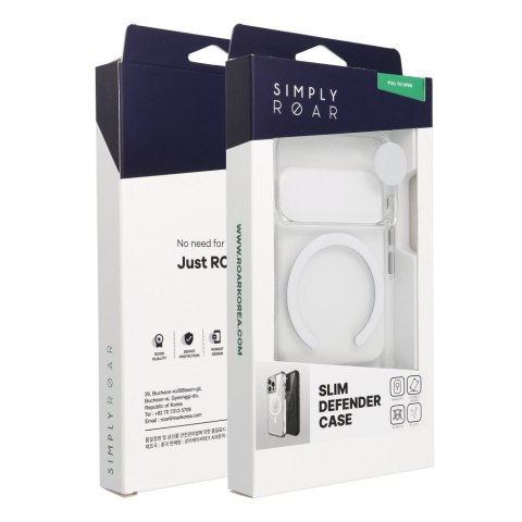 ROAR futerał SLIM DEFENDER kompatybilny z MagSafe do IPHONE 16 Pro transparentny