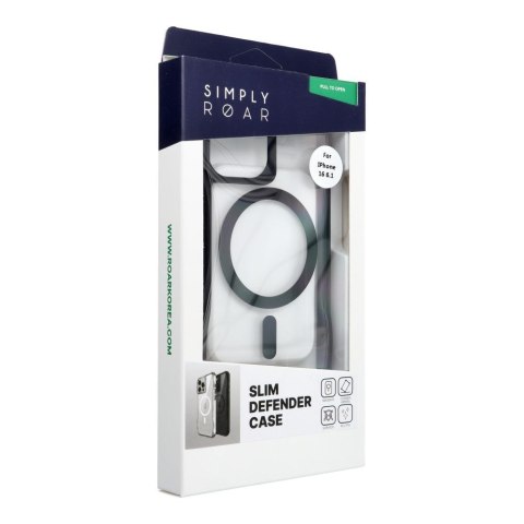 ROAR futerał SLIM DEFENDER kompatybilny z MagSafe do IPHONE 16 czarny