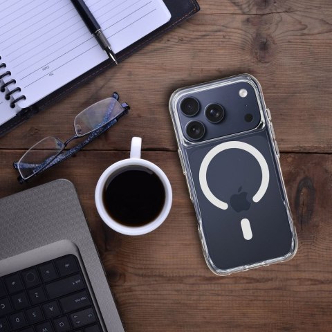 ROAR futerał SLIM DEFENDER kompatybilny z MagSafe do IPHONE 17 Air transparentny