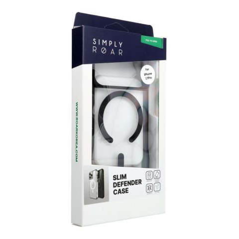 ROAR futerał SLIM DEFENDER kompatybilny z MagSafe do IPHONE 17 Pro czarny