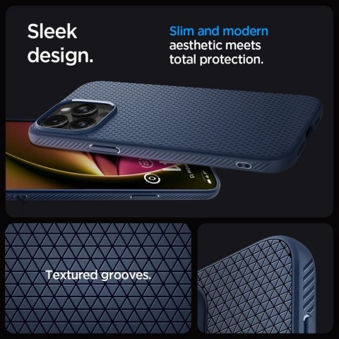 SPIGEN futerał LIQUID AIR do IPHONE 15 Pro Max navy blue