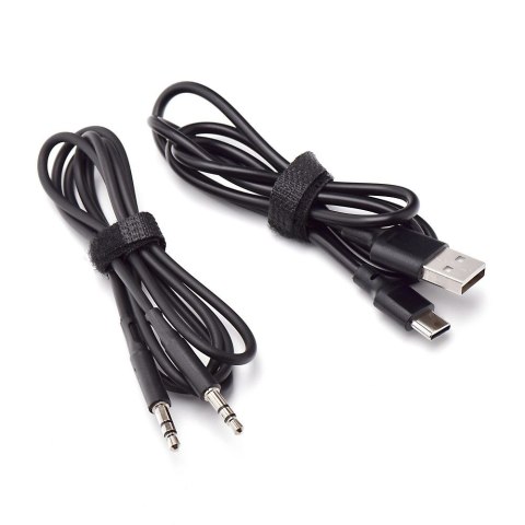 Słuchawki 2w1 bezprzewodowe nauszne Doqaus Vogue 5 czarne