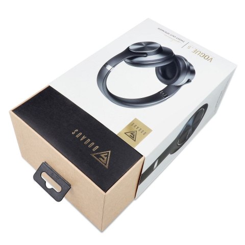 Słuchawki 2w1 bezprzewodowe nauszne Doqaus Vogue 5 czarne