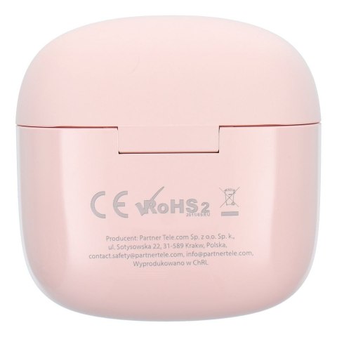 Słuchawki bezprzewodowe douszne Blue Star FI7 TWS pudrowy róż