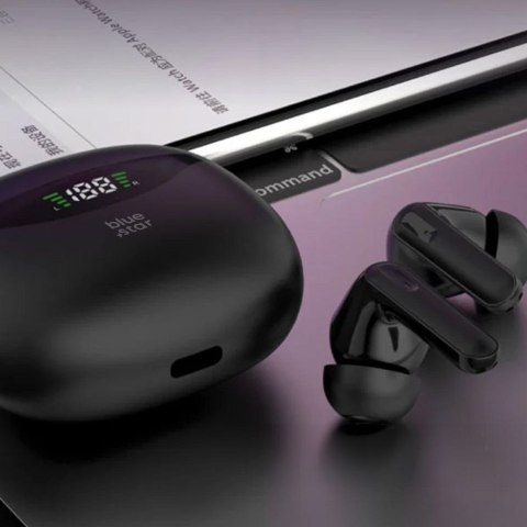 Słuchawki bezprzewodowe douszne Blue Star T60 TWS czarne