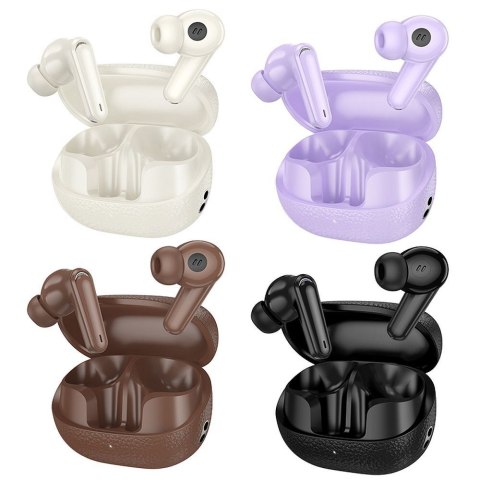 Słuchawki bezprzewodowe douszne Hoco TWS EQ23 fioletowe