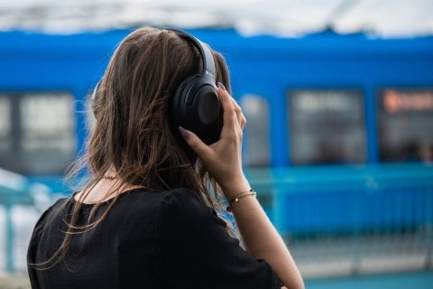 Słuchawki bezprzewodowe nauszne Forcell F-Audio Sonic Aura ANCczarne