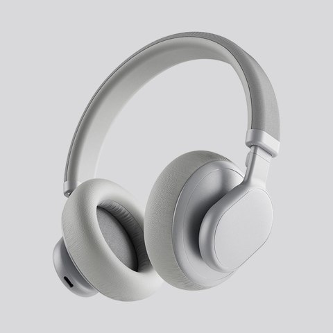 Słuchawki bezprzewodowe nauszne Forcell F-Audio Touch Beat ANC szare