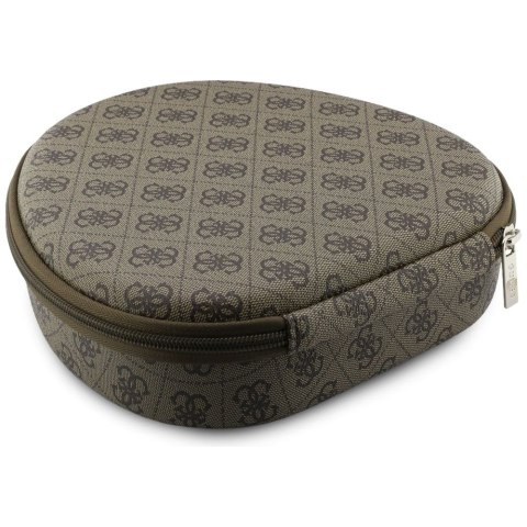 Słuchawki bezprzewodowe nauszne Guess ENC GUBHC15P4MRCTW (4G Triangle Logo) brązowe