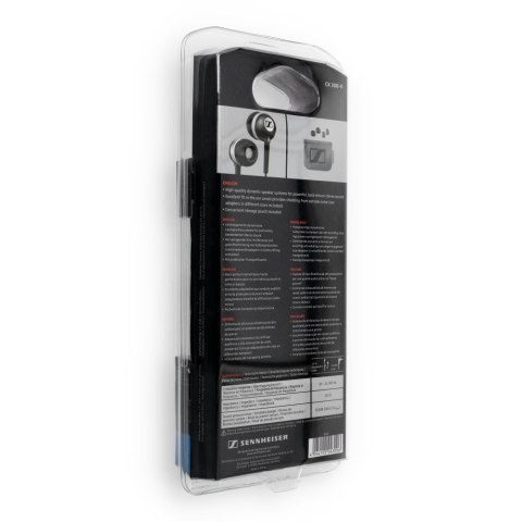 Słuchawki przewodowe douszne Jack 3,5 mm Sennheiser CX 300-ll Precision czarne