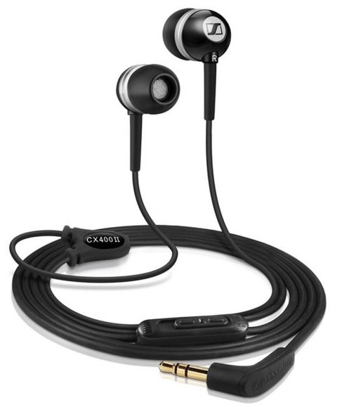Słuchawki przewodowe douszne Jack 3,5 mm Sennheiser CX 400-ll Precision czarne