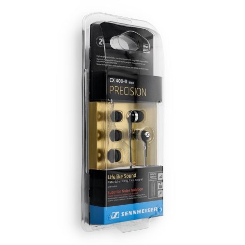 Słuchawki przewodowe douszne Jack 3,5 mm Sennheiser CX 400-ll Precision czarne