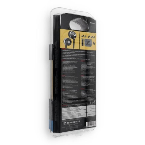 Słuchawki przewodowe douszne Jack 3,5 mm Sennheiser CX 400-ll Precision czarne