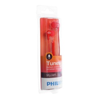 Słuchawki przewodowe jack 3,5 mm PHILIPS SHE3555RD czerwone