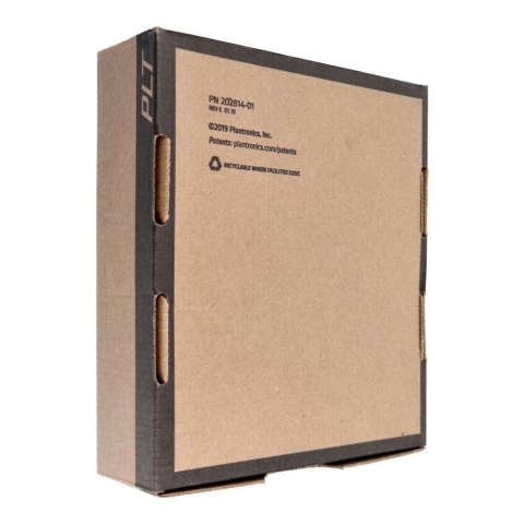 Słuchawki przewodowe nauszne Jack 3,5 mm / USB A Poly Blackwire C3325 czarne