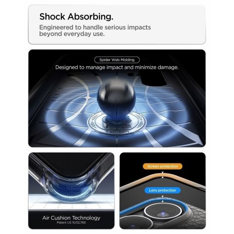 SPIGEN futerał LIQUID AIR do SAMSUNG S26 Plus marble grey