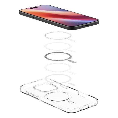 SPIGEN futerał LIQUID CRYSTAL MAG kompatybilny z MagSafe do IPHONE 16 Pro clear