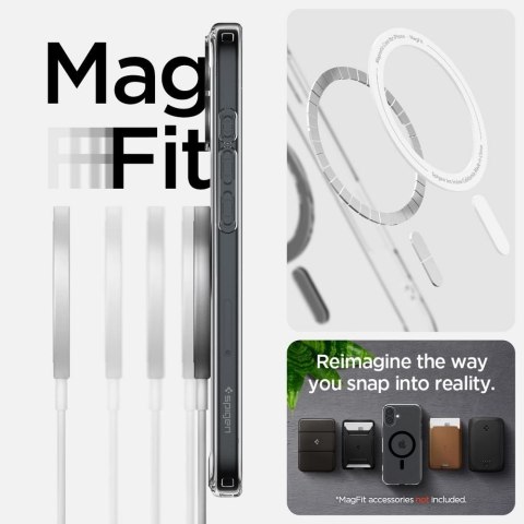 SPIGEN futerał ULTRA HYBRID MAG kompatybilny z MagSafe do IPHONE 16 Plus black