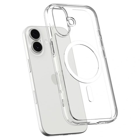 SPIGEN futerał ULTRA HYBRID MAG kompatybilny z MagSafe do IPHONE 17 clear white