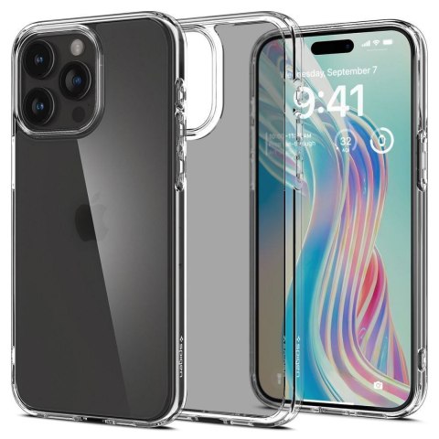 SPIGEN futerał ULTRA HYBRID do IPHONE 15 Pro frost clear