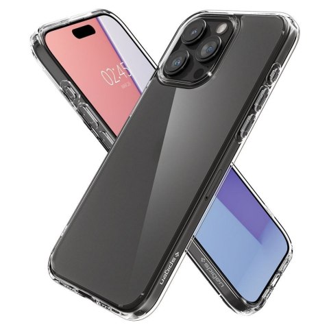 SPIGEN futerał ULTRA HYBRID do IPHONE 15 Pro frost clear
