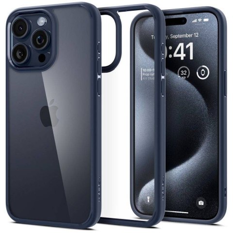 SPIGEN futerał ULTRA HYBRID do IPHONE 16 Pro Max navy blue