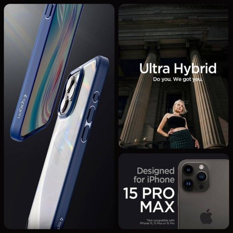 SPIGEN futerał ULTRA HYBRID do IPHONE 16 Pro Max navy blue