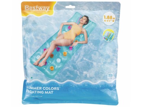 Bestway Materac dmuchany z poduszką 188x71cm 43014