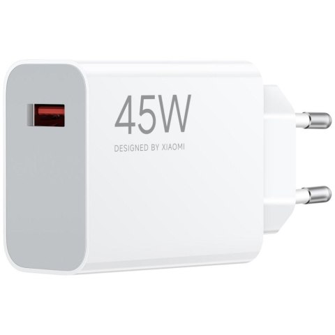 XIAOMI oryginalna ładowarka sieciowa USB A QC3.0 4.1A 45W MDY-17-EF biała bulk