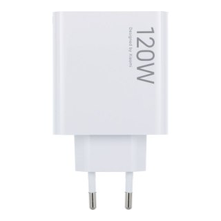 XIAOMI oryginalna ładowarka sieciowa USB A QC3.0 6A 120W MDY-14-EE biała bulk