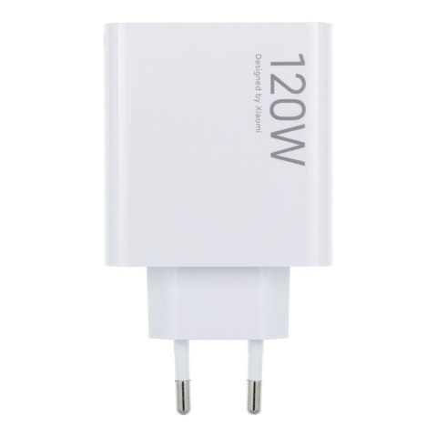 XIAOMI oryginalna ładowarka sieciowa USB A QC3.0 6A 120W MDY-14-EE biała bulk