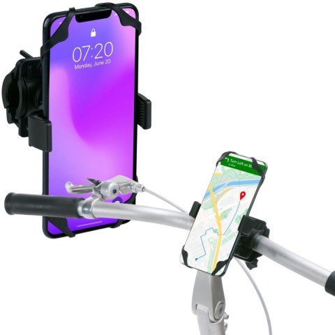UCHWYT ROWEROWY NA TELEFON DUNLOP OBRACANY CZARNY