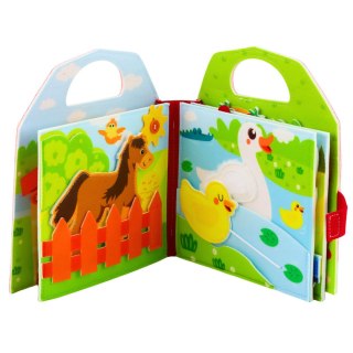 Książeczka Edukacyjna Sensoryczna Filcowa 3D Zwierzęta Domowe Farma