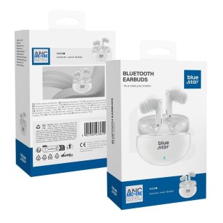 Słuchawki bezprzewodowe douszne Blue Star Zen ANC + ENC TX5 TWS białe