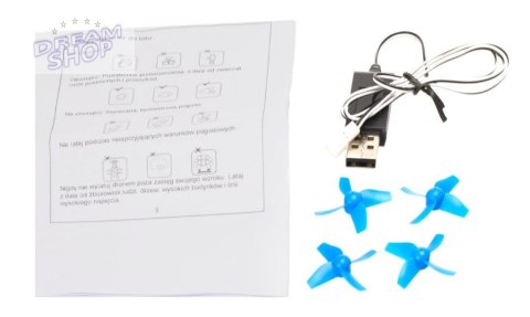 Dron RC JJRC H36 mini 2.4GHz 4CH 6 axis niebieski