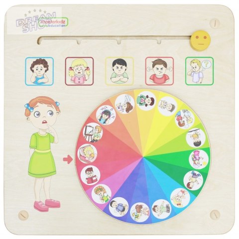 MASTERKIDZ Tablica Edukacyjna Zarządzanie Emocjami Nauka Emocji MASTERKIDZ Tablica Edukacyjna Zarządzanie Emocjami Nauka Emocji