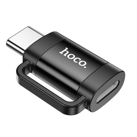 Adapter OTG USB C do Lightning Hoco 3A UA31E czarny