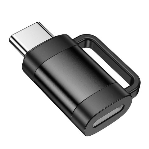 Adapter OTG USB C do Lightning Hoco 3A UA31E czarny