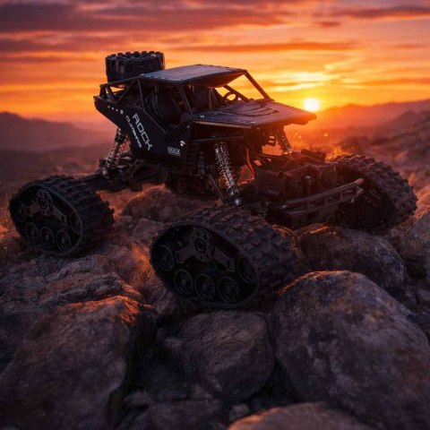 Samochód RC Rock Crawler 4x4 LHC012 auto 2w1 czarn