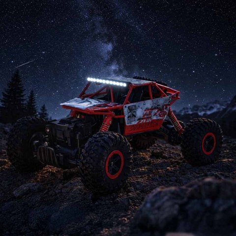 Samochód RC Rock Crawler HB 2,4GHz 1:18 czerwony