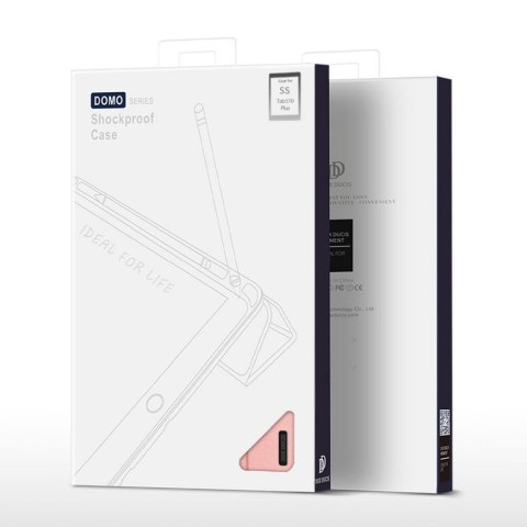 DUX DUCIS etui DOMO składane z miejscem na rysik do SAMSUNG Tab S10 Plus/S9 Plus/S9FE Plus czarne